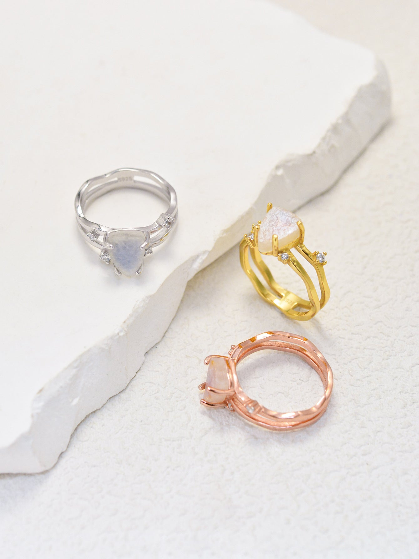 Adrianna Moonstone Rings