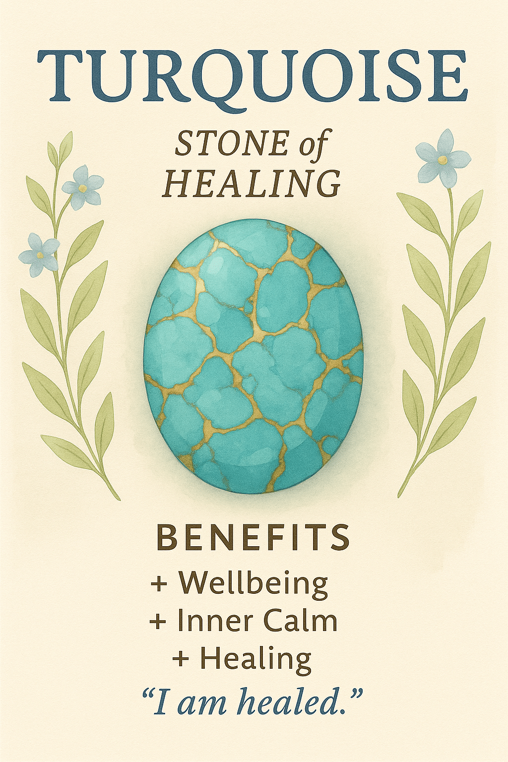 Turquoise Clover Y-Necklace