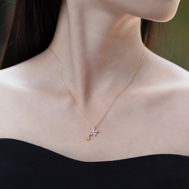 Ophelia Rose-Quartz Necklace