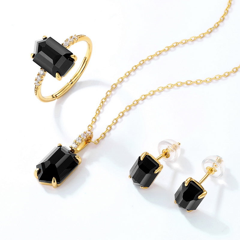 Anatasia Black Onyx Necklace