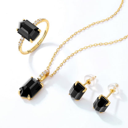 Anatasia Black Onyx Necklace
