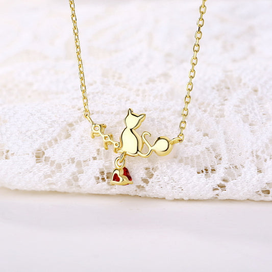Cathy Garnet Pearl Necklace