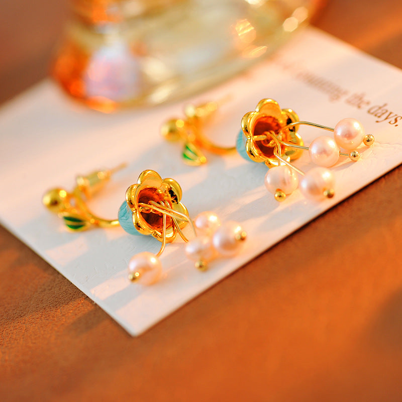 Isabel  Lily-of-the-valley Flower Earrings