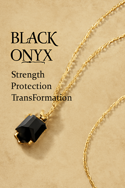 Anatasia Black Onyx Necklace