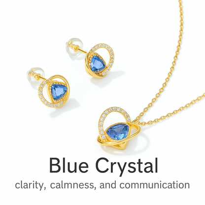 Azure Heart Necklace