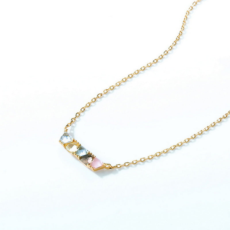 Clarissa Colorful Gemstone Necklace