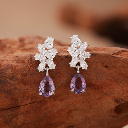 Natural Gemstone Drop Earrings – Energy • Protection • Manifestation