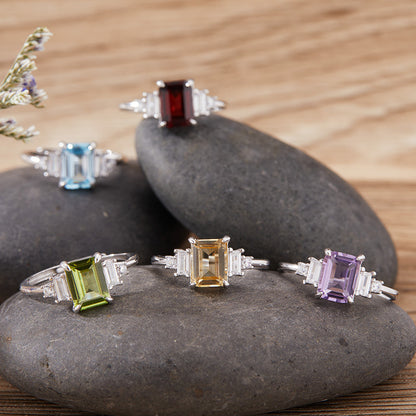 Althea Transformation Gemstone Ring in Mixed Crystals