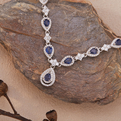 Lunara Clarity Energy Sapphire Necklace