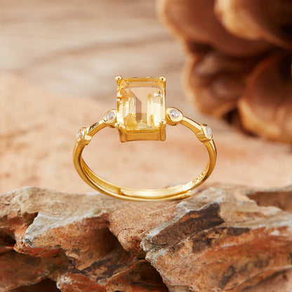 Solara Amethyst & Citrine Ring