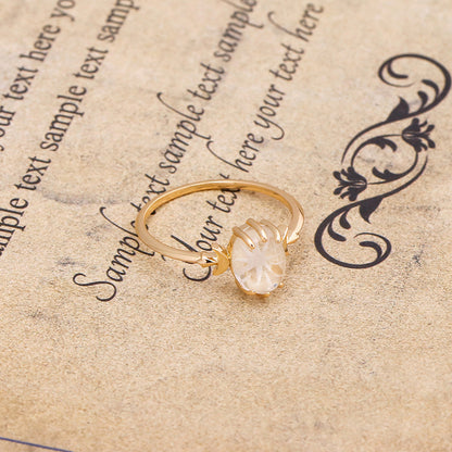 Moonlight Petal Ring