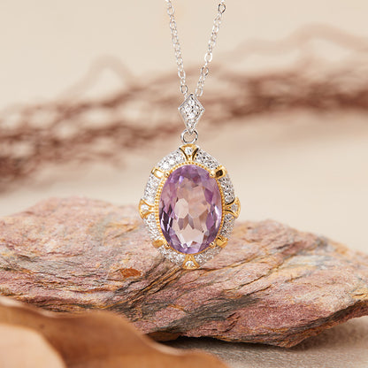 Isolde Royal Gemstone Pendant Necklace