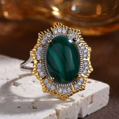 Aurora Radiance Gemstone Ring