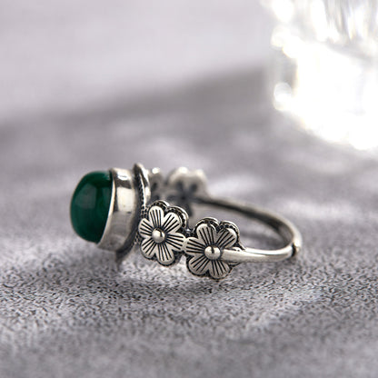 Malachite Energy Ring – Protection & Transformation Adjustable Ring