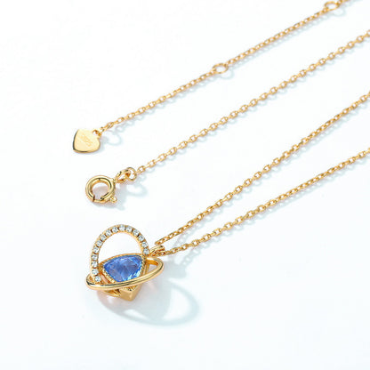 Azure Heart Necklace