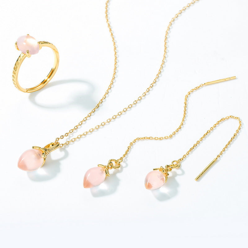 Juliette Rose-Quartz Necklace
