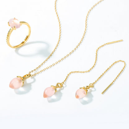 Juliette Rose-Quartz Necklace
