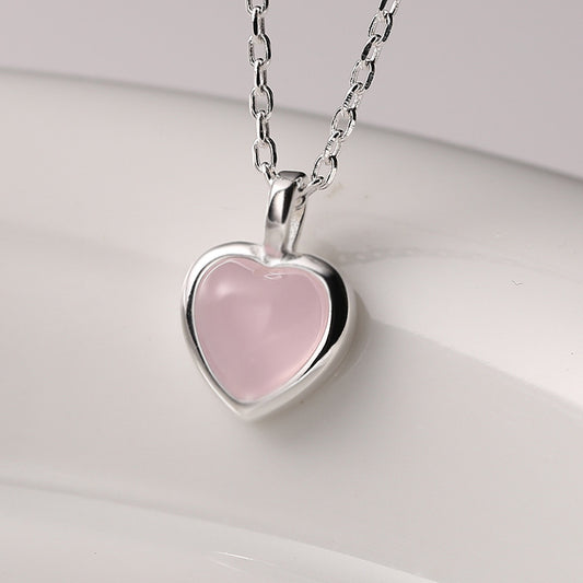Clara Cat’s Eye Heart Necklace